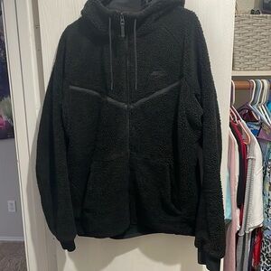 Nike tech fleece sherpa Sz Lg